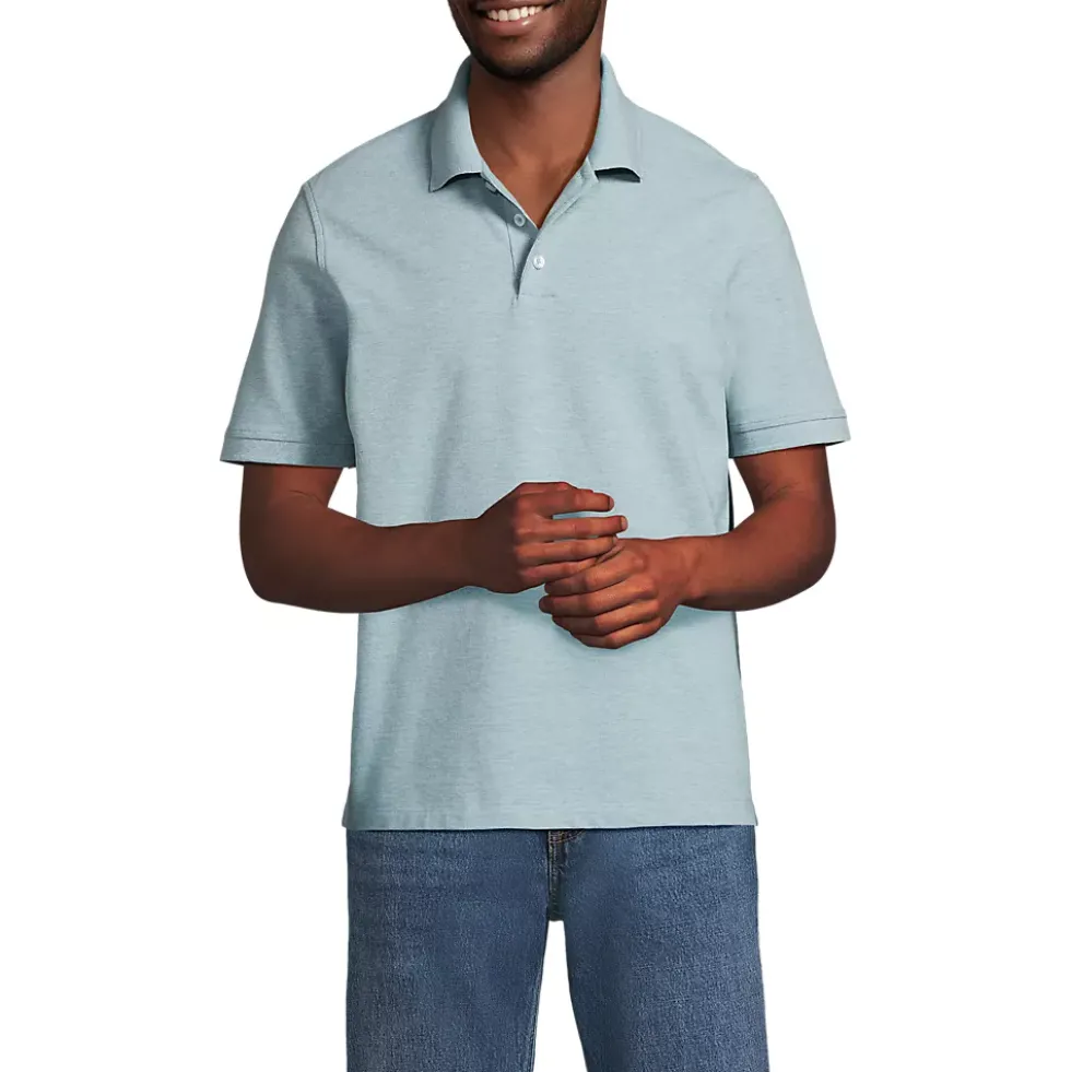 Men's Short Sleeve Performance Mesh Pique Polo