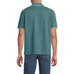 Men's Short Sleeve Performance Mesh Pique Polo