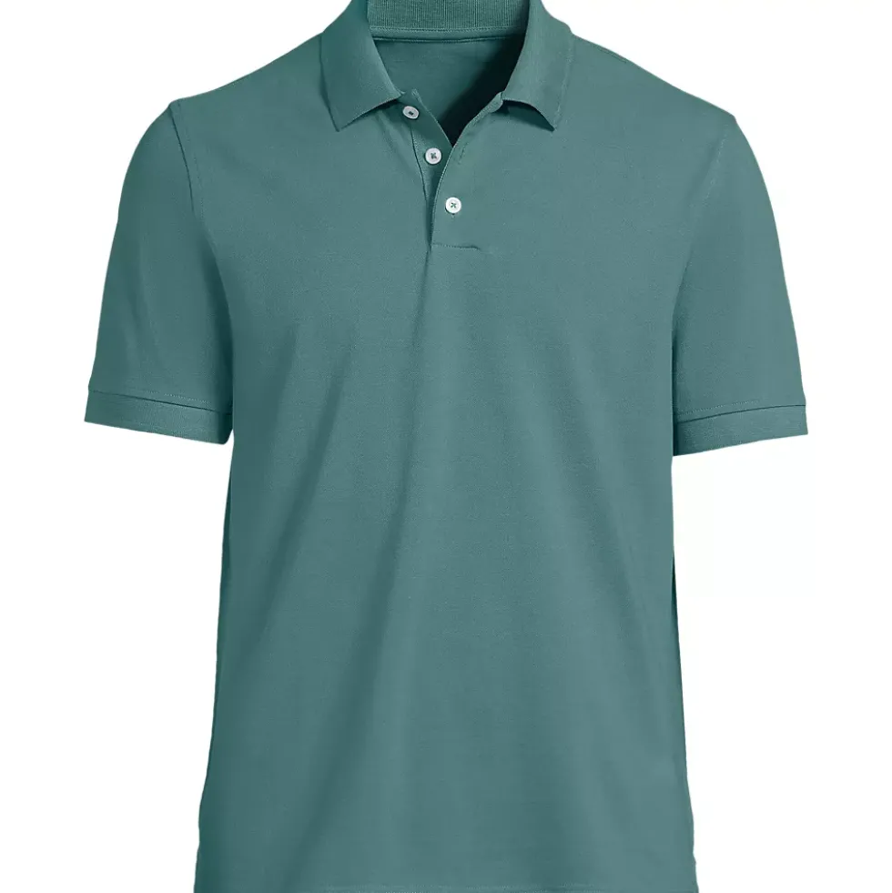 Men's Short Sleeve Performance Mesh Pique Polo