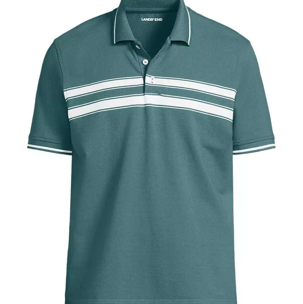 Men's Short Sleeve Performance Mesh Pique Polo