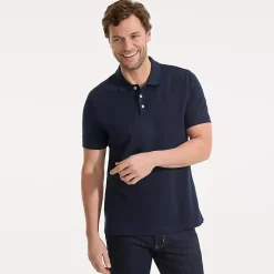 Men's Short Sleeve Performance Mesh Pique Polo