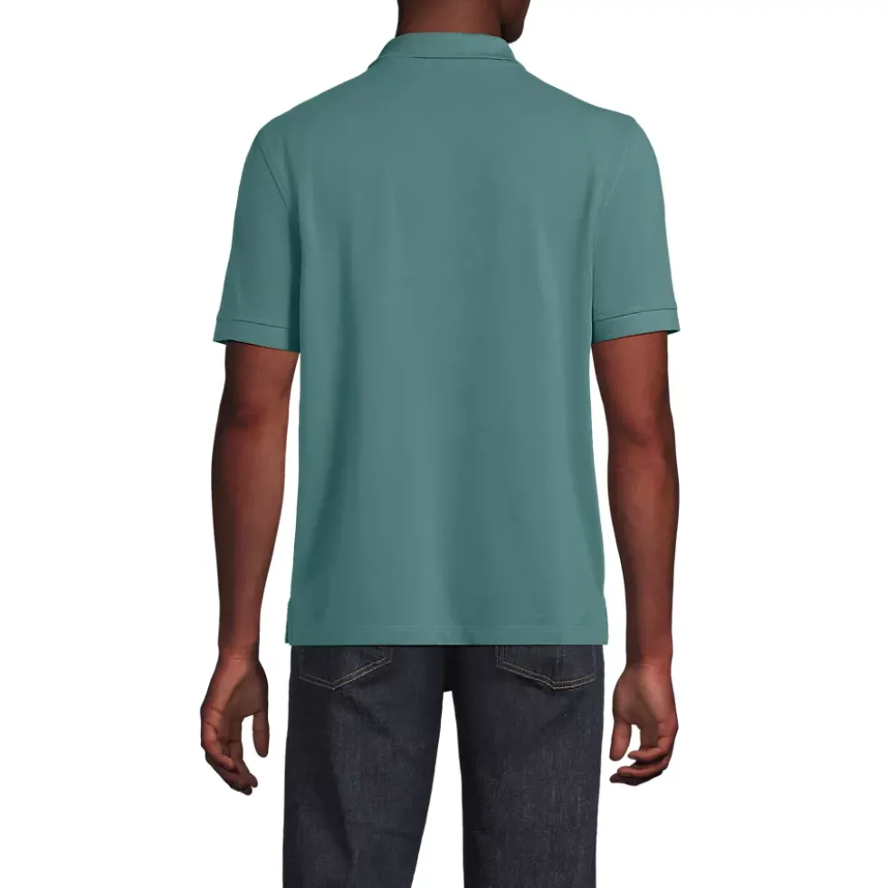 Men's Short Sleeve Performance Mesh Pique Polo