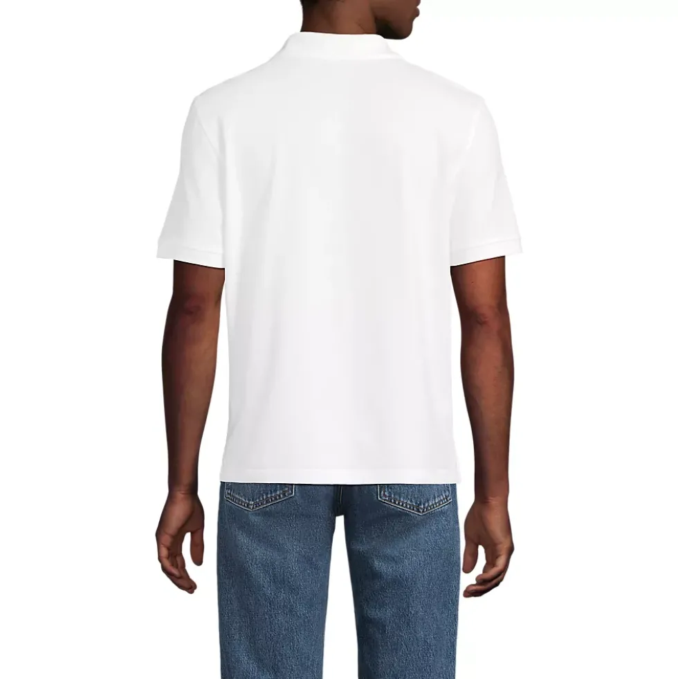 Men's Short Sleeve Performance Mesh Pique Polo