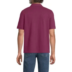 Men's Short Sleeve Performance Mesh Pique Polo