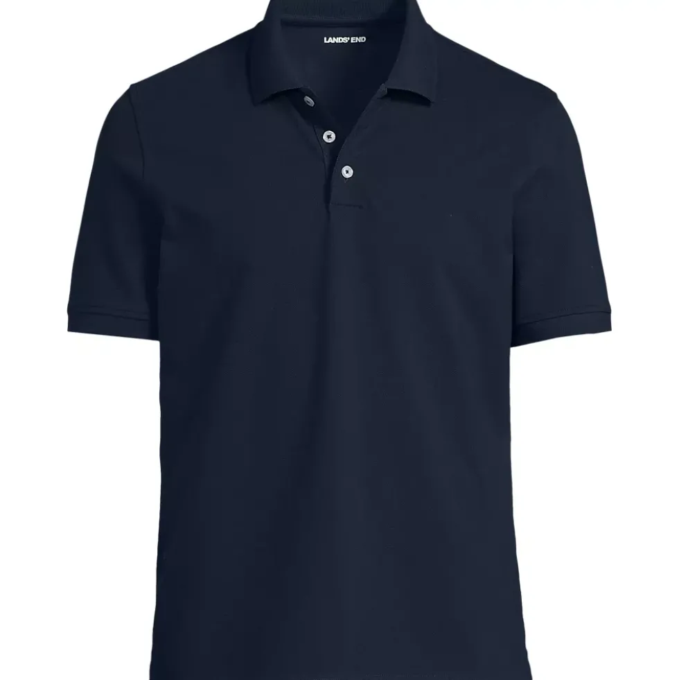 Men's Short Sleeve Performance Mesh Pique Polo