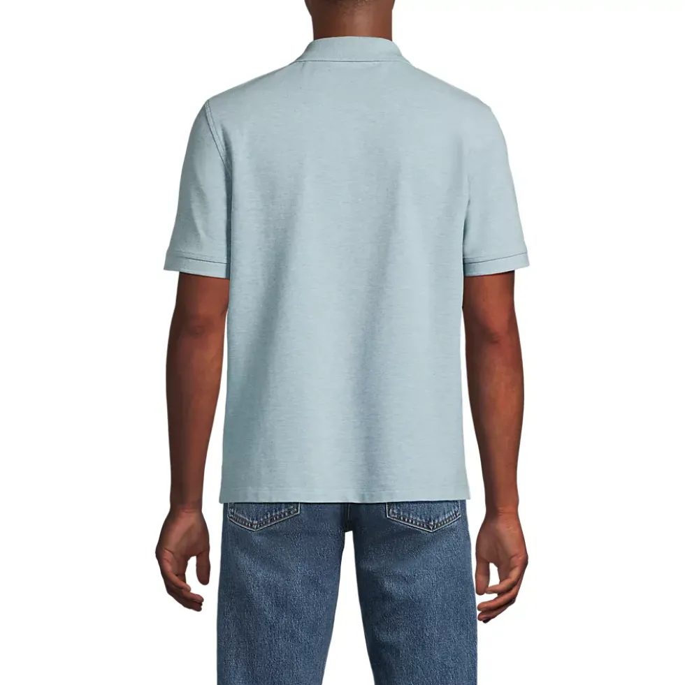 Men's Short Sleeve Performance Mesh Pique Polo