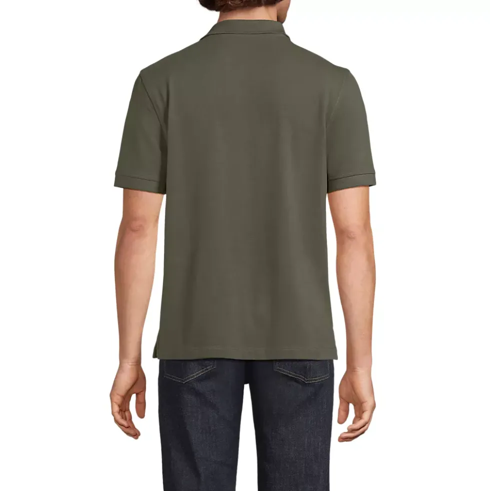 Men's Short Sleeve Performance Mesh Pique Polo