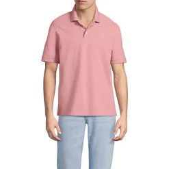 Men's Short Sleeve Performance Mesh Pique Polo