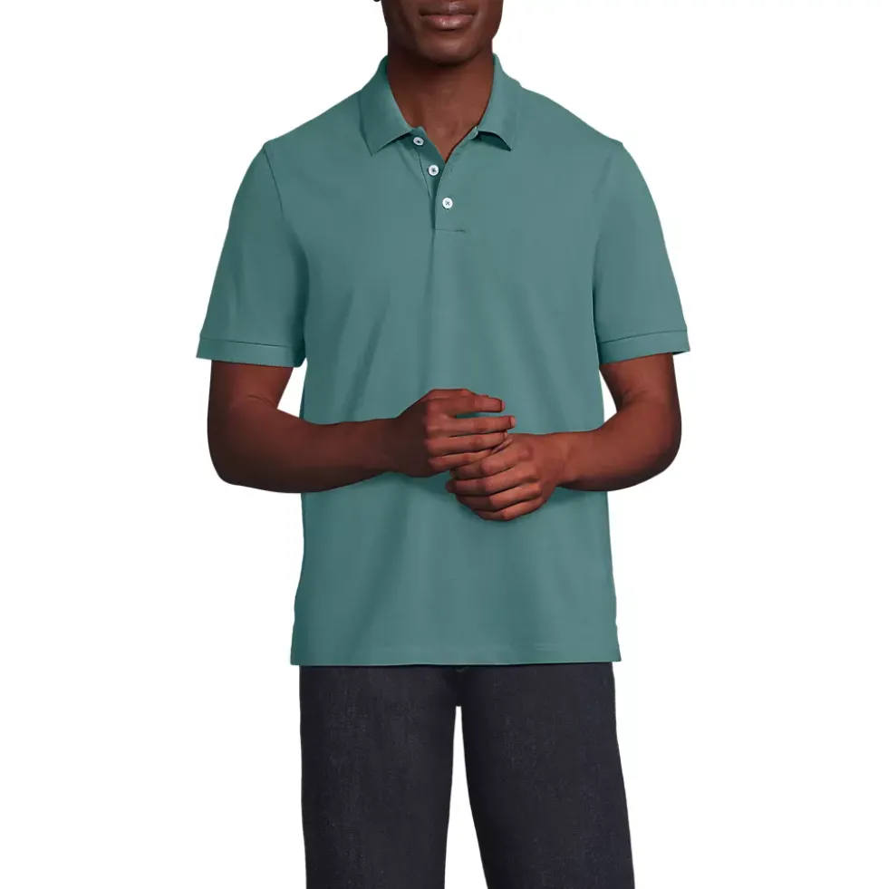 Men's Short Sleeve Performance Mesh Pique Polo