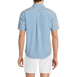 Men's Short Sleeve Seersucker Shirt