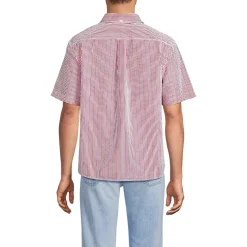Men's Short Sleeve Seersucker Shirt
