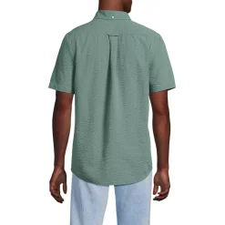 Men's Short Sleeve Seersucker Shirt