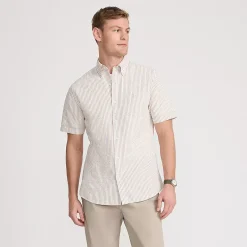 Men's Short Sleeve Seersucker Shirt