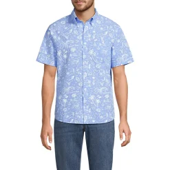 Men's Short Sleeve Seersucker Shirt