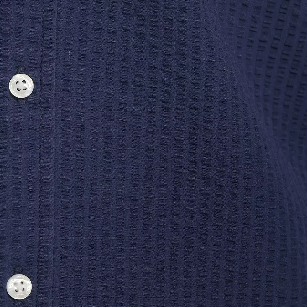 Men's Short Sleeve Seersucker Shirt