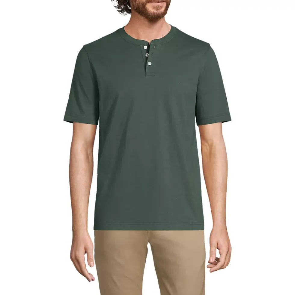 Men's Short Sleeve Super-T Henley
