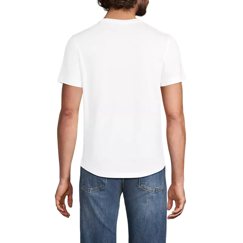 Men's Short Sleeve Supima Curved Hem Tee