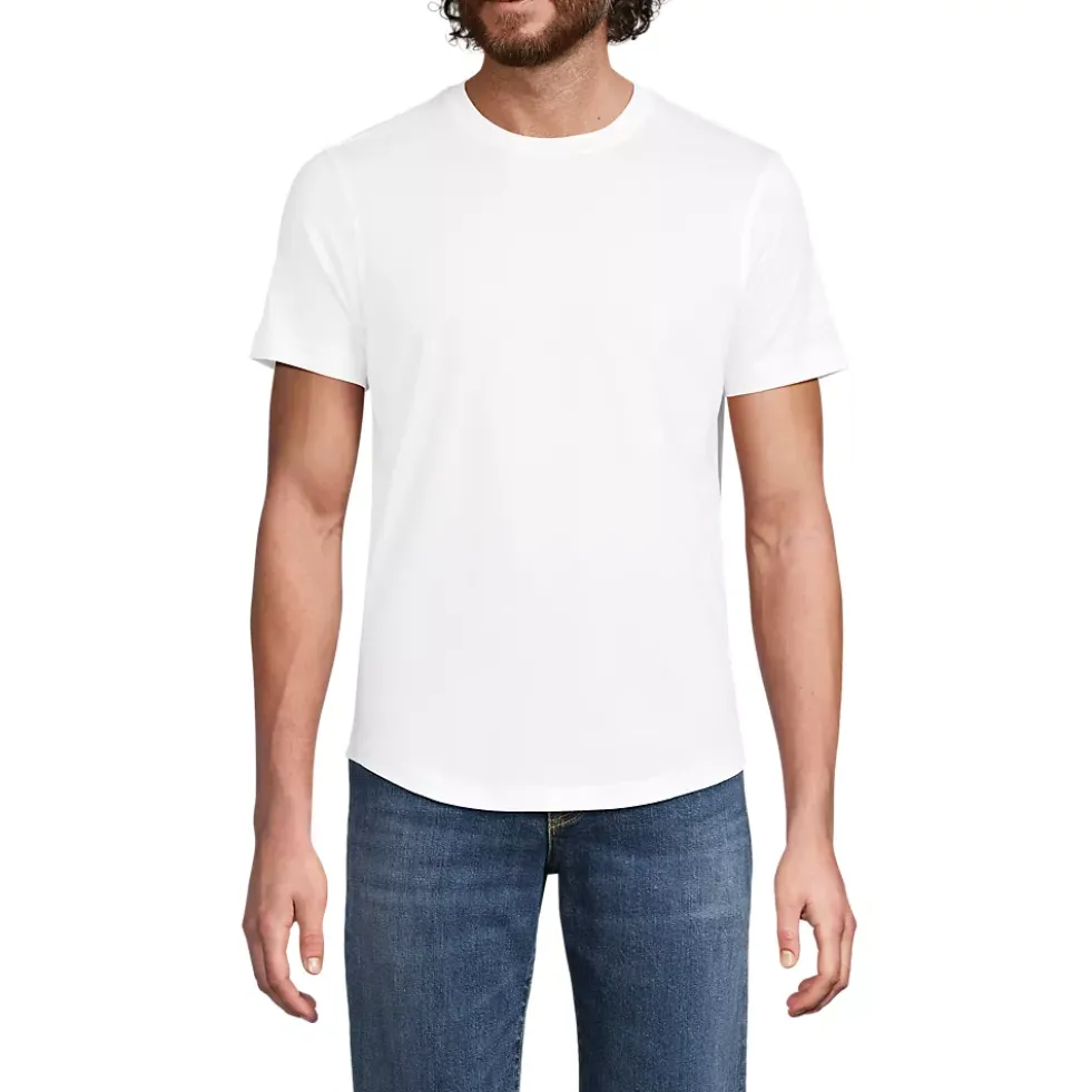 Men's Short Sleeve Supima Curved Hem Tee