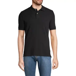 Men's Short Sleeve Tailored Banded Mesh Polo Shirt
