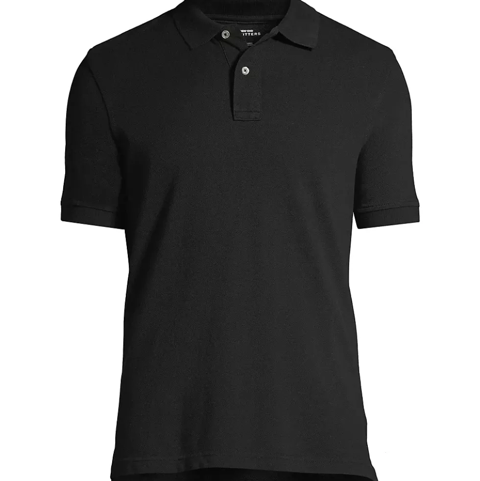 Men's Short Sleeve Tailored Banded Mesh Polo Shirt