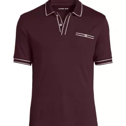 Men's Short Sleeve Tipped Welt Pocket Supima Polo