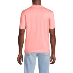 Men's Short Sleeve Tipped Welt Pocket Performance Supima Polo