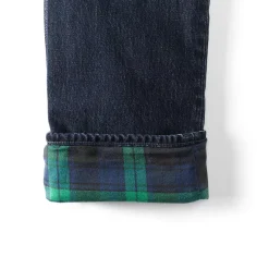 Men's Stretch Comfort Waist Classic Fit Flannel Lined Jean