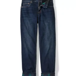 Men's Stretch Comfort Waist Classic Fit Flannel Lined Jean