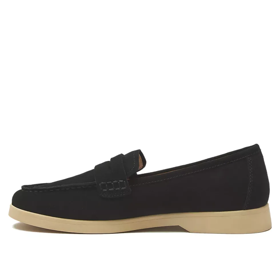 Men's Suede Penny Loafers