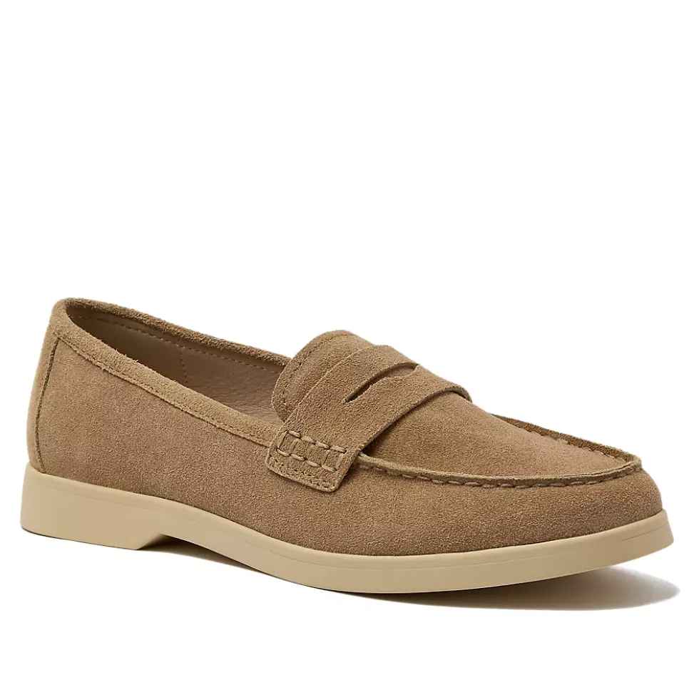 Men's Suede Penny Loafers