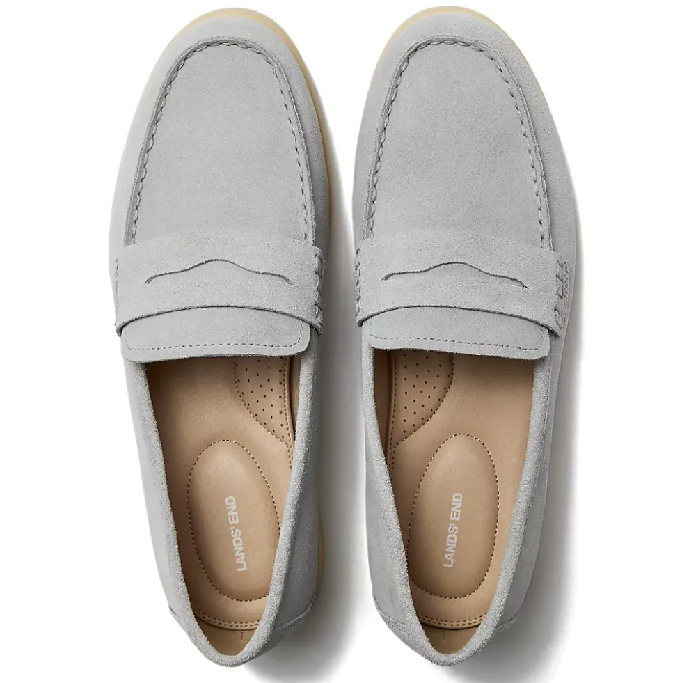Men's Suede Penny Loafers
