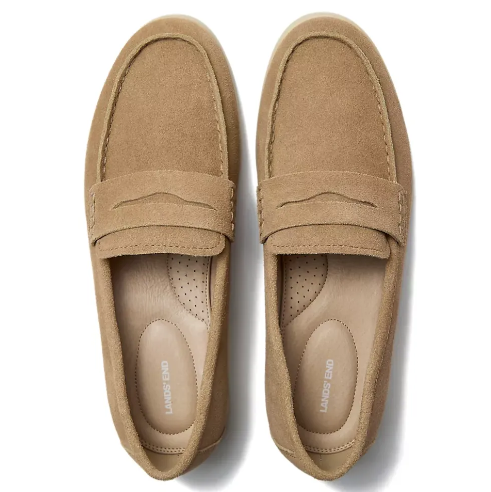 Men's Suede Penny Loafers