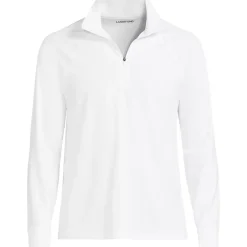 Men's SunShade UPF 50 Cooling Quarter Zip Mock Neck Rash Guard Shirt