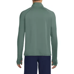 Men's SunShade UPF 50 Cooling Quarter Zip Mock Neck Rash Guard Shirt