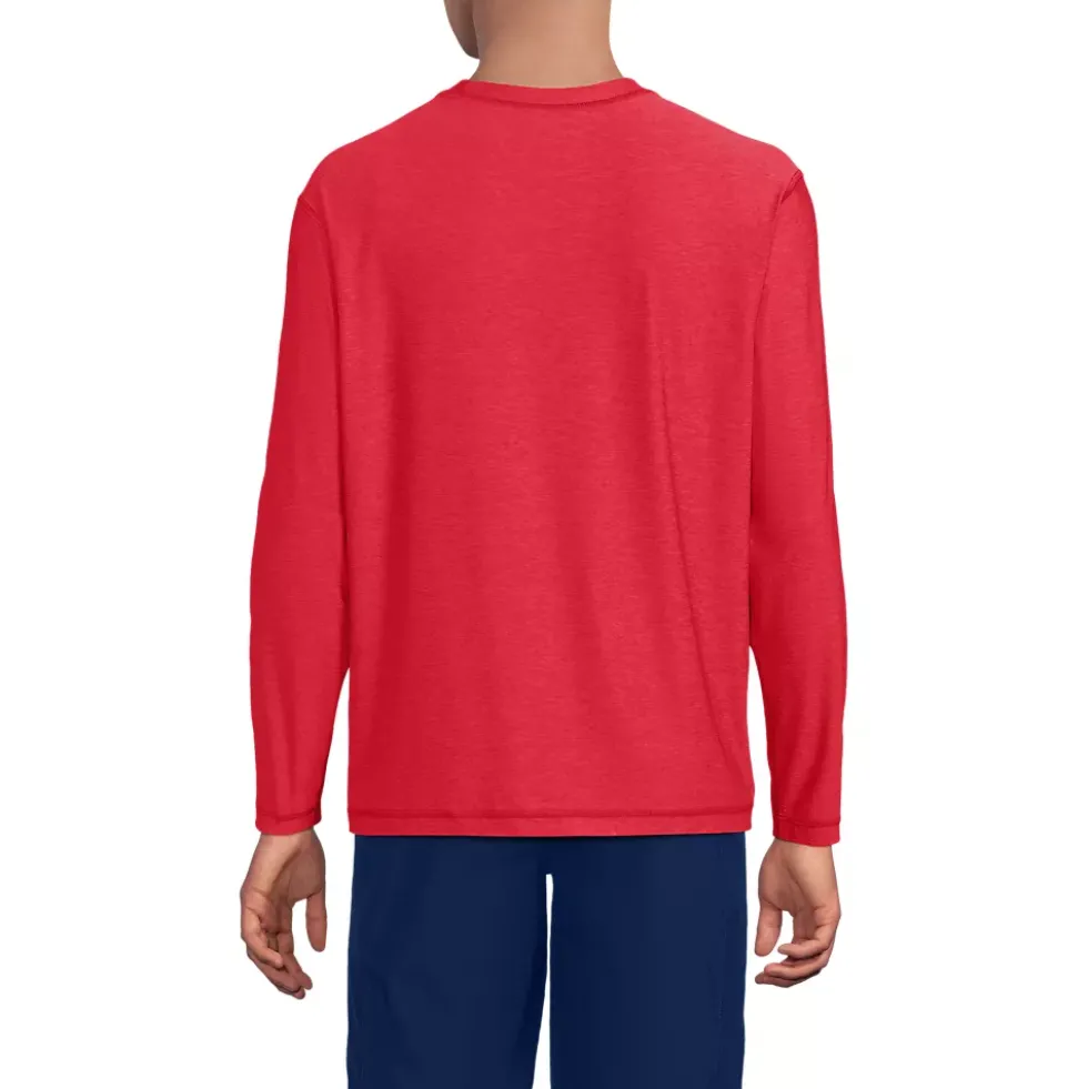 Men's SunShade UPF 50 Long Sleeve Swim Tee Rash Guard