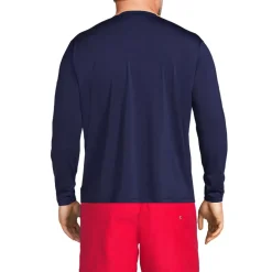 Men's SunShade UPF 50 Long Sleeve Swim Tee Rash Guard