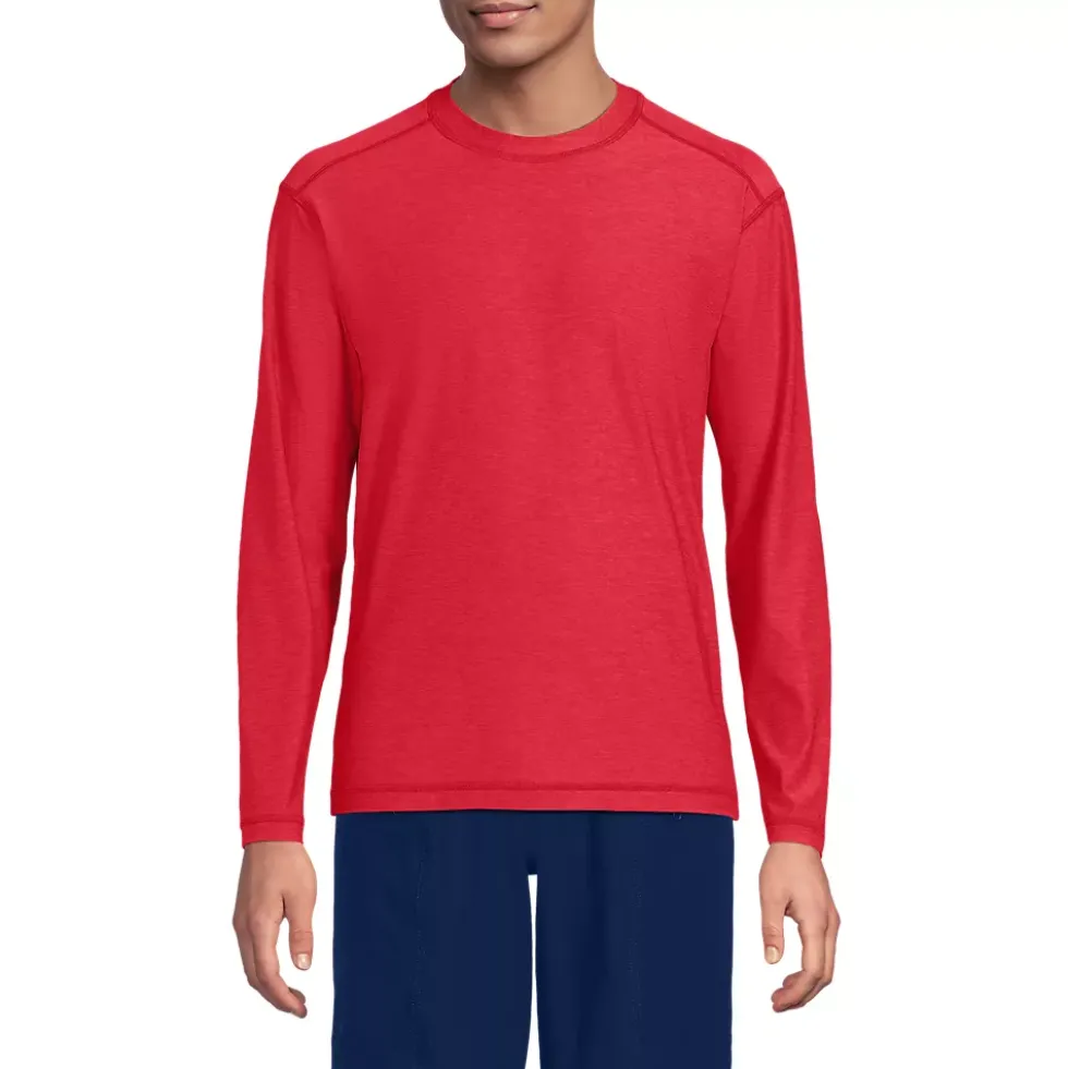 Men's SunShade UPF 50 Long Sleeve Swim Tee Rash Guard