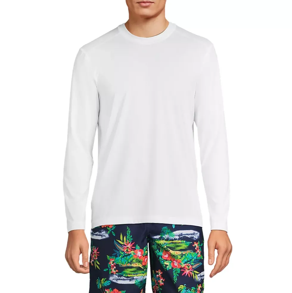 Men's SunShade UPF 50 Long Sleeve Swim Tee Rash Guard