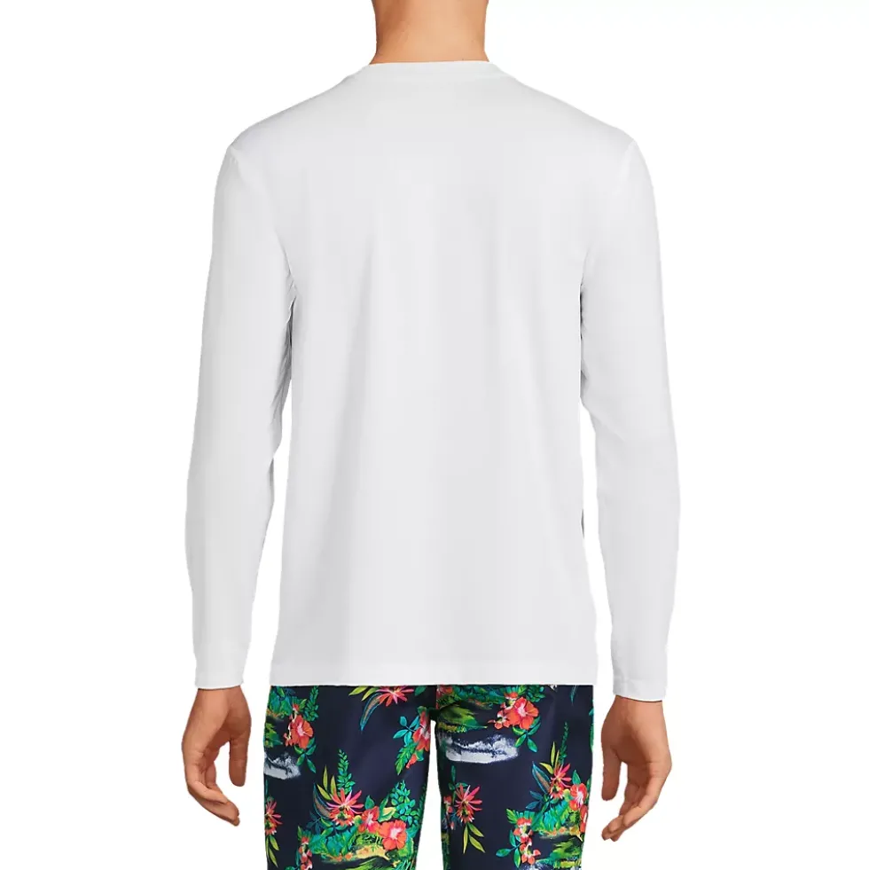 Men's SunShade UPF 50 Long Sleeve Swim Tee Rash Guard