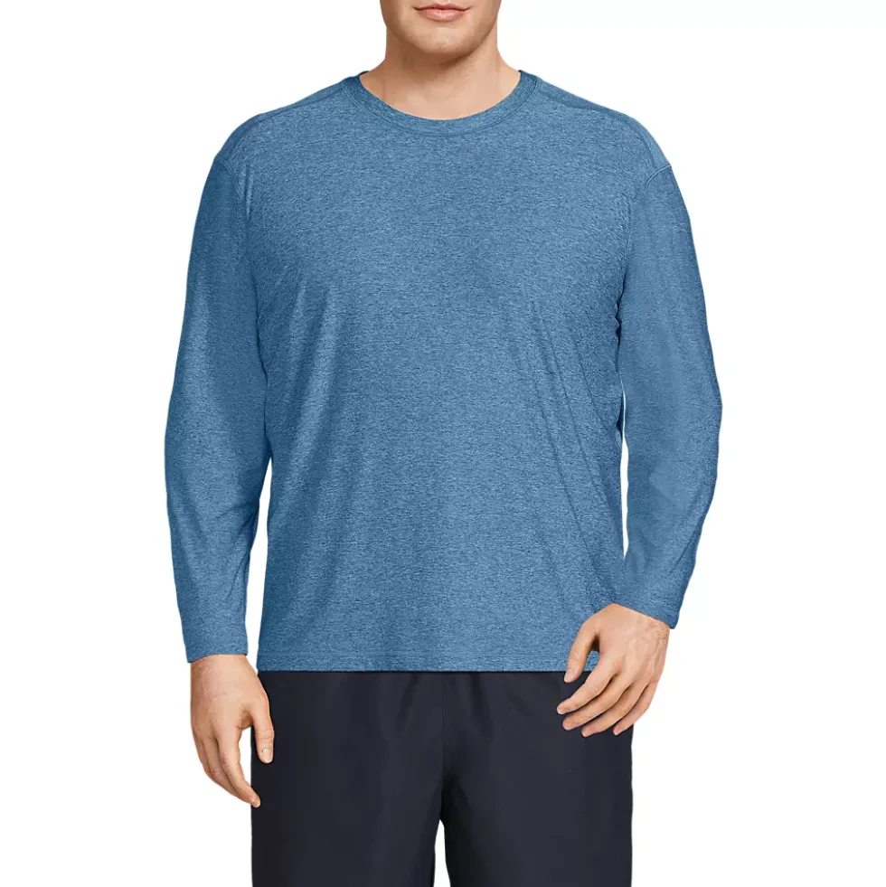 Men's SunShade UPF 50 Long Sleeve Swim Tee Rash Guard