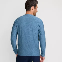 Men's SunShade UPF 50 Long Sleeve Swim Tee Rash Guard