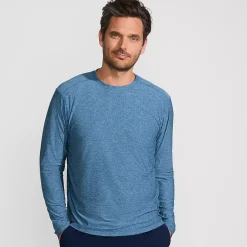 Men's SunShade UPF 50 Long Sleeve Swim Tee Rash Guard