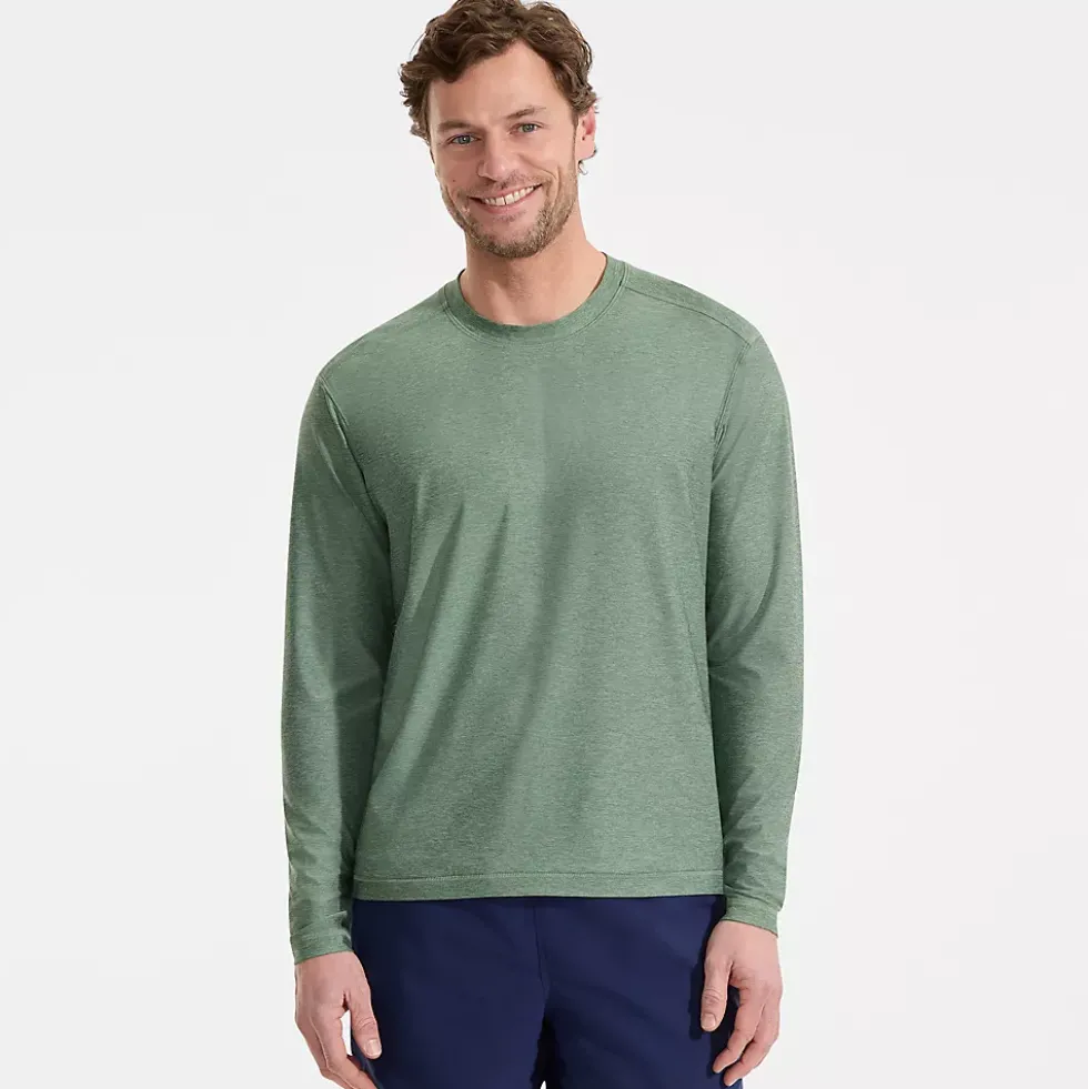 Men's SunShade UPF 50 Long Sleeve Swim Tee Rash Guard