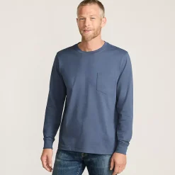 Men's Super-T Long Sleeve T-Shirt with Pocket