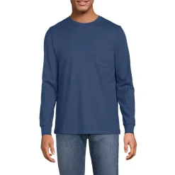Men's Super-T Long Sleeve T-Shirt with Pocket