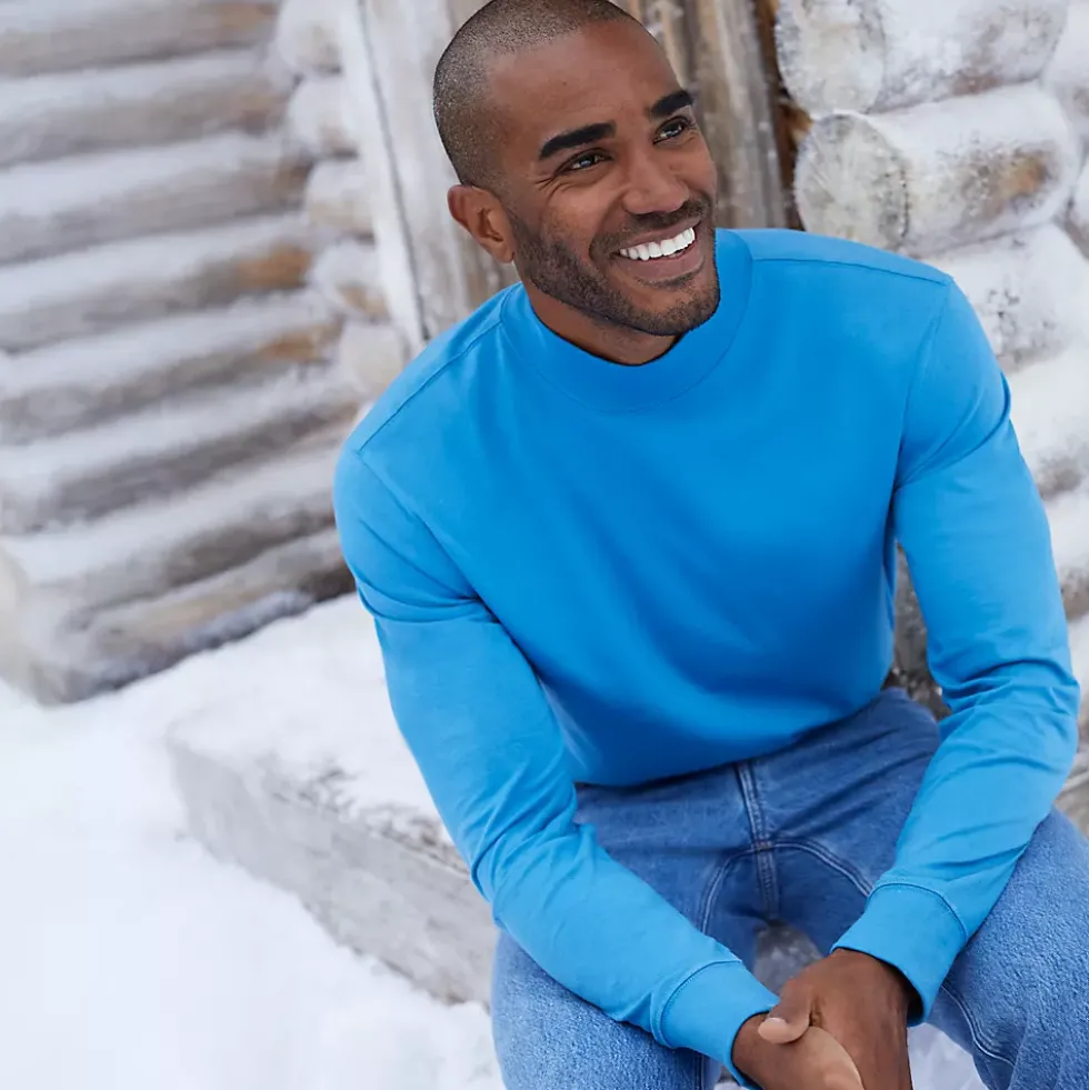 Men's Super-T Mock Turtleneck