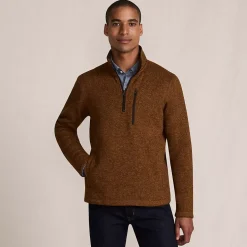 Men's Sweater Fleece Quarter Zip Pullover