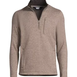 Men's Sweater Fleece Quarter Zip Pullover
