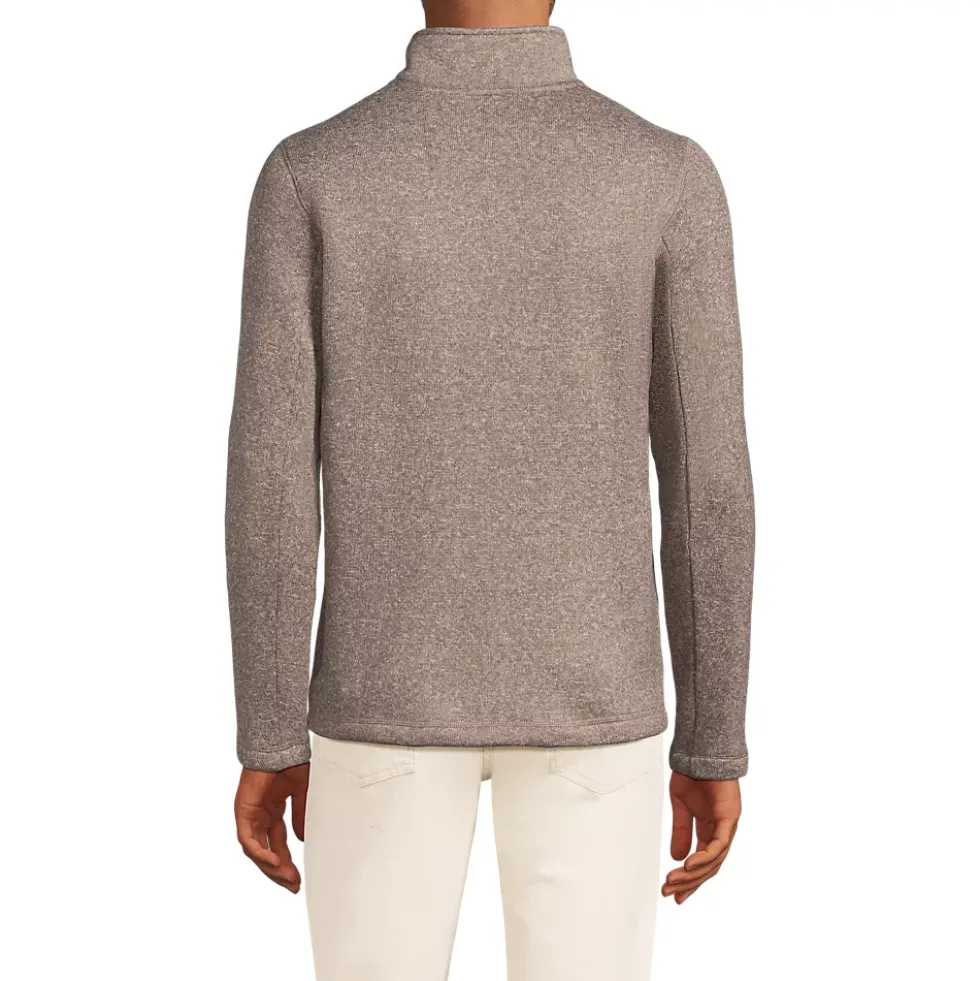 Men's Sweater Fleece Quarter Zip Pullover