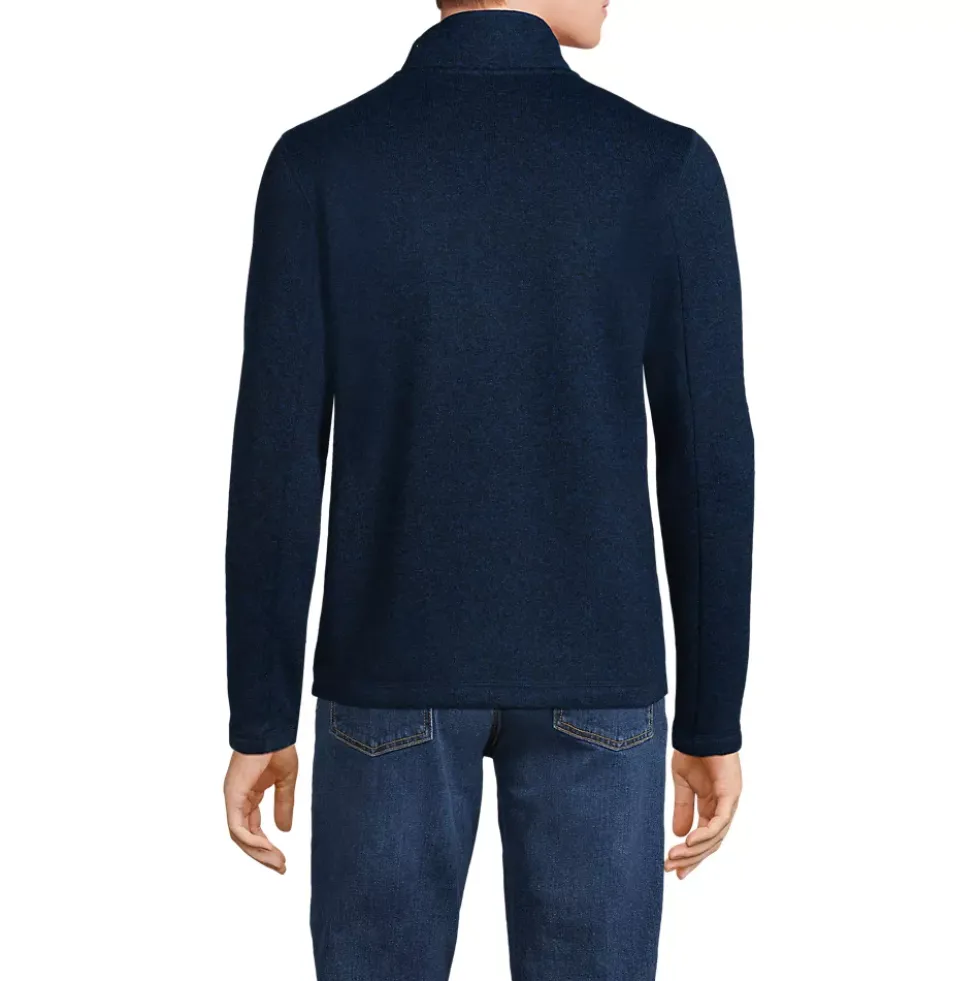 Men's Sweater Fleece Quarter Zip Pullover